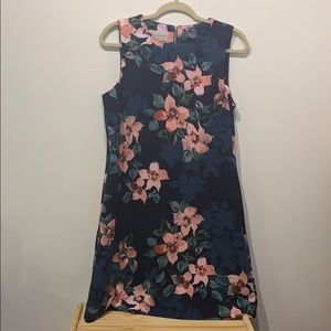 Donna Morgan Floral Print A-line Dress